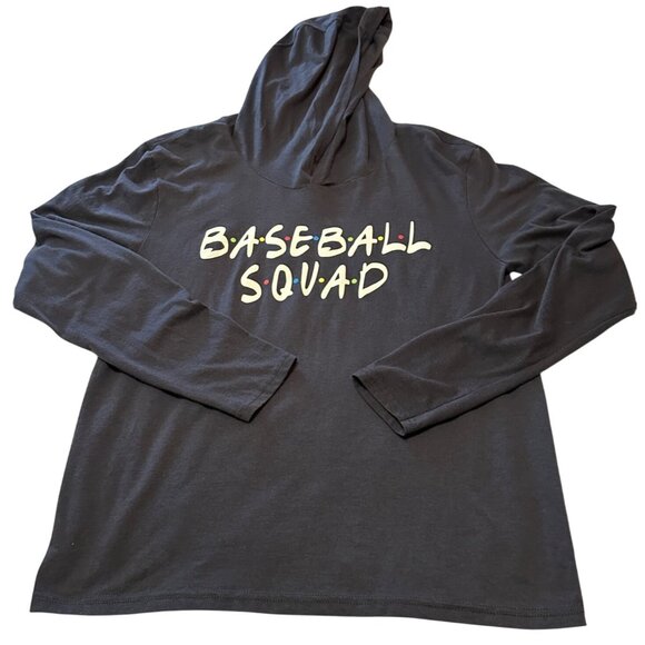 District Perfect Tri Hooded Gray Tee Baseball Squad Polyester Women's Size SMALL - Picture 4 of 16